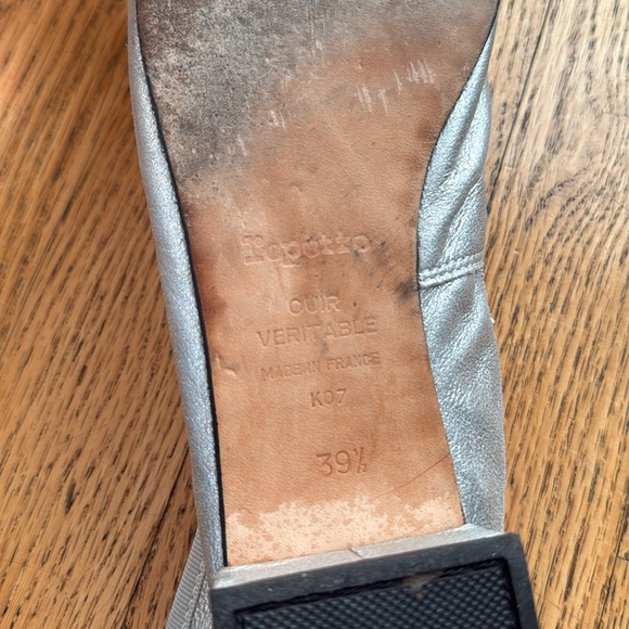 Repetto ballet flats silver size 39.5 cendrillion - Picture 4 of 9